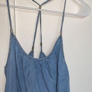 Denim tank top